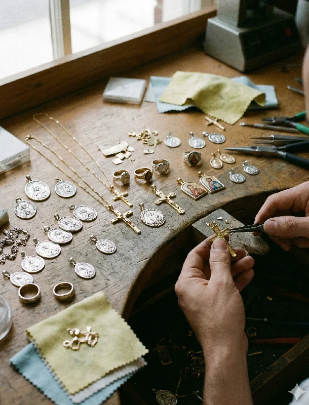 Boutique de bijoux religieux