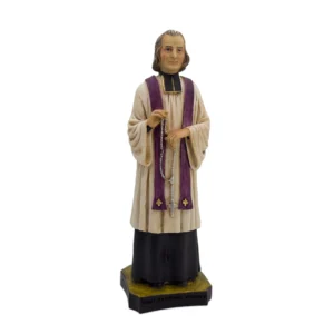 Statue Saint Jean-Marie Vianney en résine – Curé d’Ars – Statue religieuse