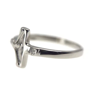 Bague Crucifix en argent