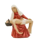 Statue Religieuse La Pietà (Vierge Douloureuse) - Résine Peinte - 15 cm