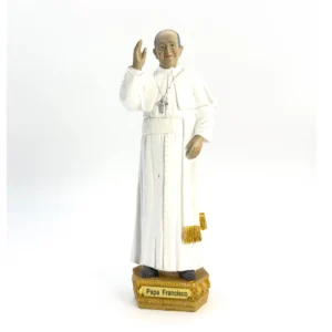 Statue Pape François – Résine peinte 20 cm