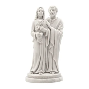 Statue Sainte Famille 22 cm – Résine et Poudre de Marbre