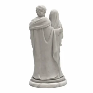 Statue Sainte Famille 22 cm – Résine & Poudre de Marbre