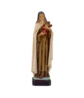 Statue Sainte Thérèse de l’Enfant Jésus 15 cm – Résine patinée