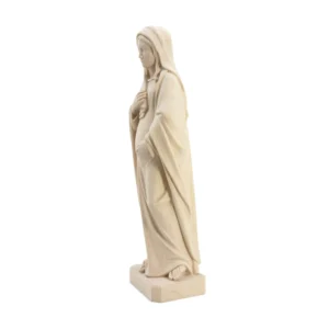 Statue Vierge Marie enceinte – bois sculpté Val Gardena – 20 cm ou 30 cm