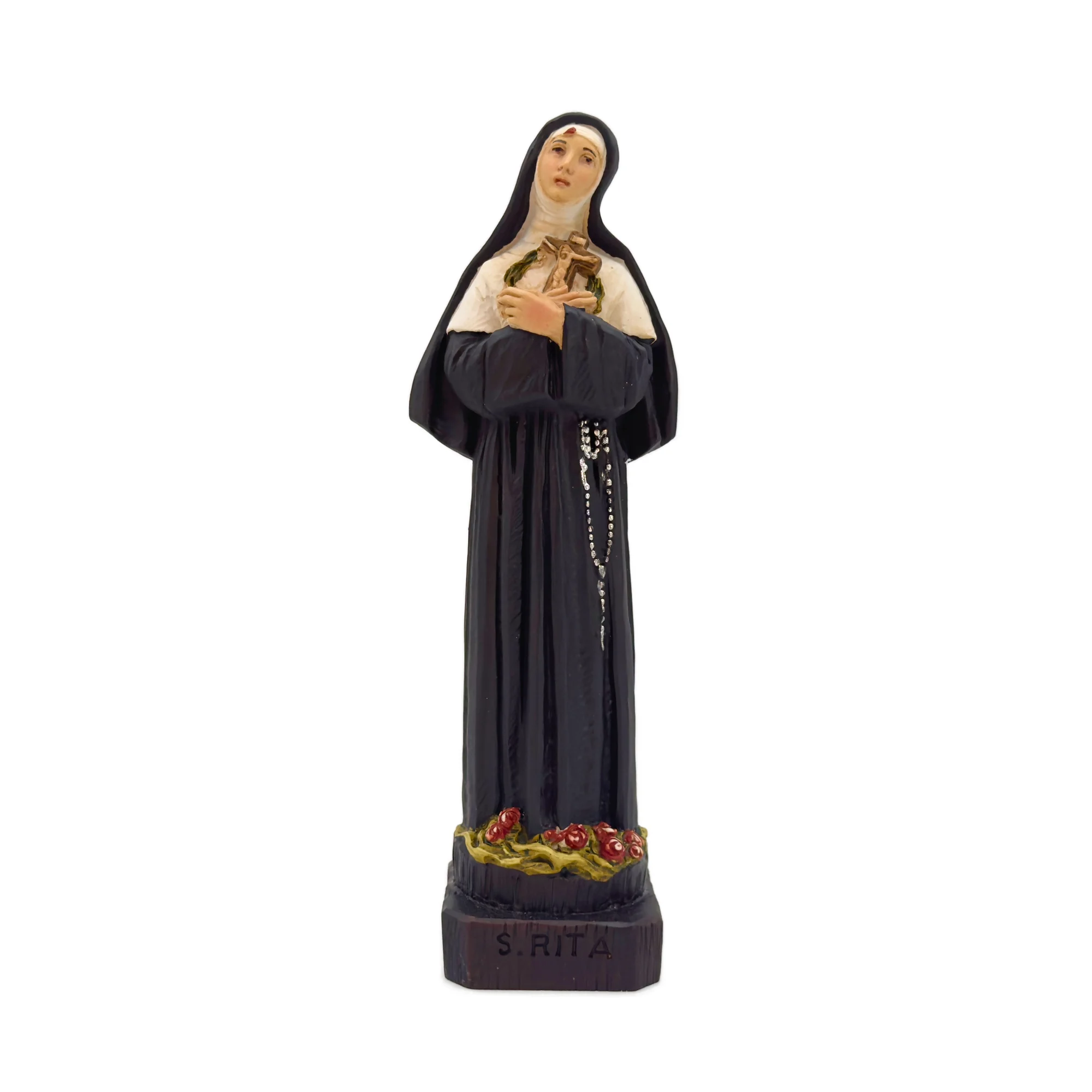 Statue Sainte Rita 23 cm – Sainte des Causes Impossibles