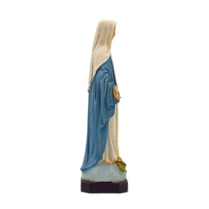 Statue Vierge Miraculeuse 20 cm – Résine | Notre-Dame de la Médaille Miraculeuse