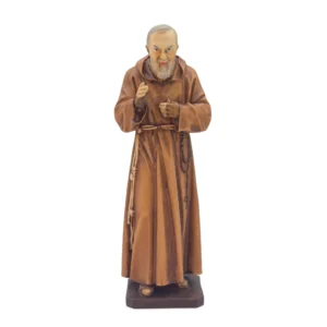Statue Saint Padre Pio - Haute définition - 19 cm - Résine