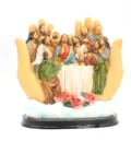 Statue La Cène dans les mains – 18 cm