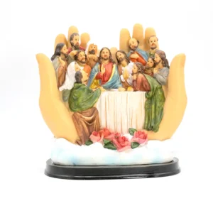 Statue La Cène dans les mains – 18 cm