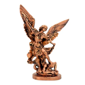 Statue Saint Michel Archange Bronze Cuivré - 20 cm et 30 cm