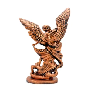 Statue Saint Michel Archange Bronze Cuivré - 20 cm et 30 cm