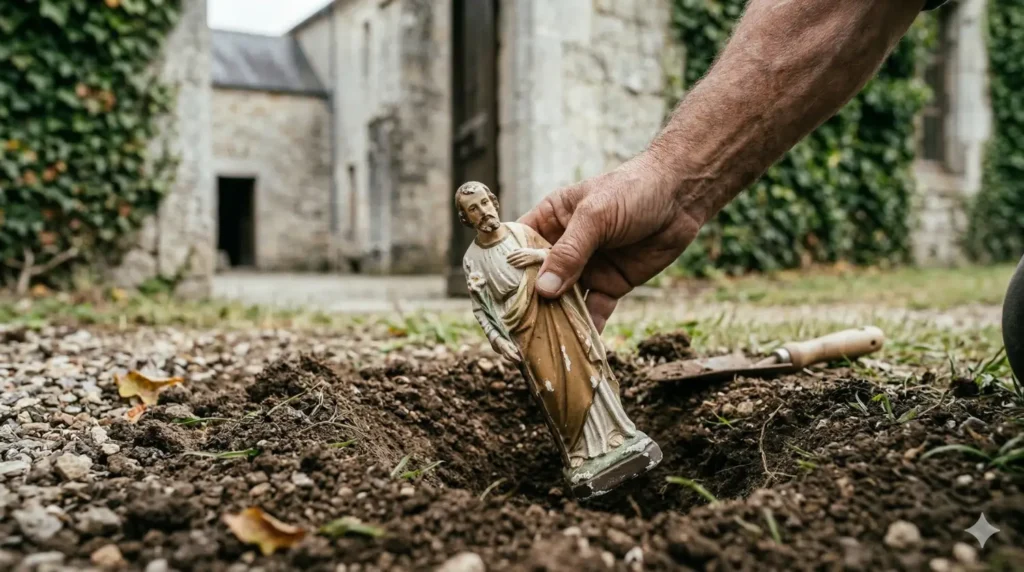 Enterrer une statue de Saint Joseph pour vendre sa maison : la tradition expliquée