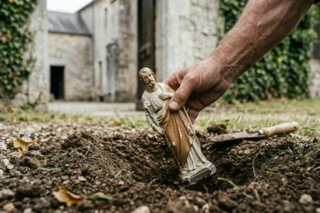 Enterrer une statue de Saint Joseph pour vendre sa maison : la tradition expliquée