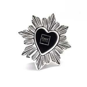 Cadre photo ex-voto cœur rayonnant – Cadre Sacré-Cœur décorati