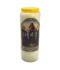 Bougie de neuvaine Christ Bon Pasteur.