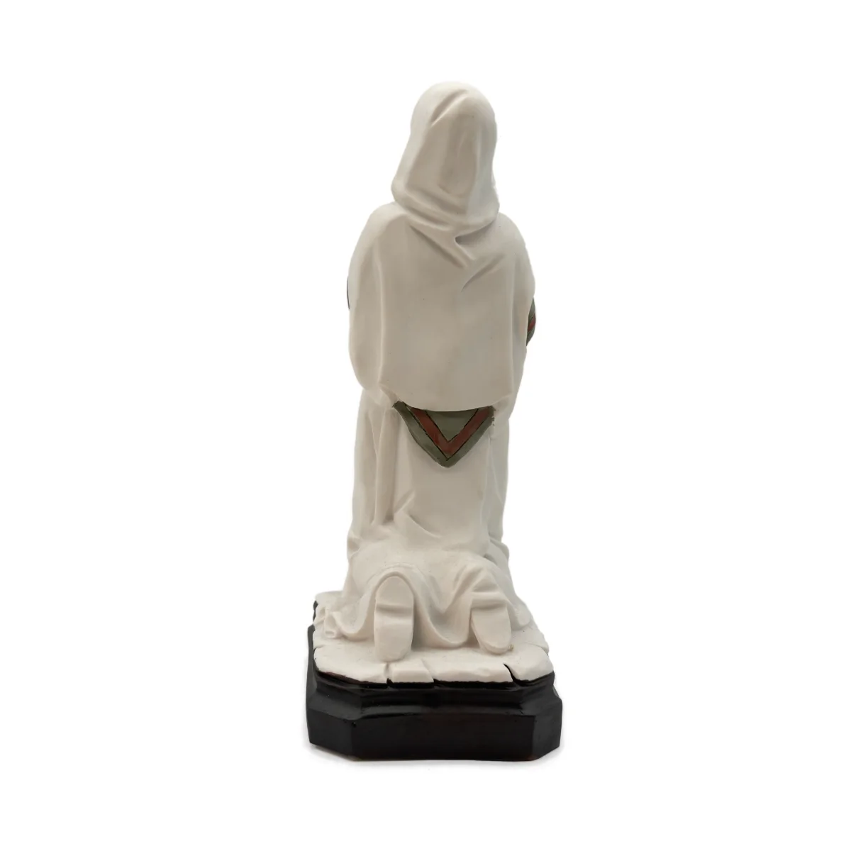 Statue Sainte Bernadette en Prière (Habit de Nevers) - Résine Façon Plâtre (20 cm)