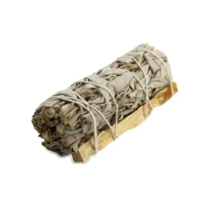 Fagot de Purification Duo : Sauge Blanche de Californie et Bois de Palo Santo - Rituel d'Harmonisation