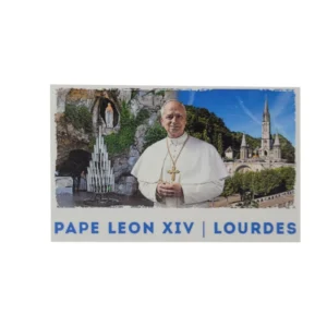 Magnet Leon XIV à Lourdes