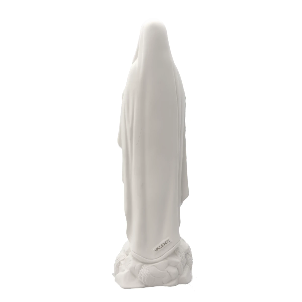 Statue Notre-Dame de Lourdes – Poudre de marbre - rehauts dorés