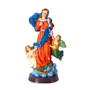 Statue Marie qui défait les nœuds en résine – 13, 22 ou 33 cm