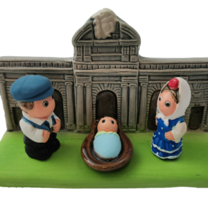 Mini crèche de Noël Madrid en céramique 8 x 7 cm