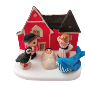Mini crèche de Noël Islande