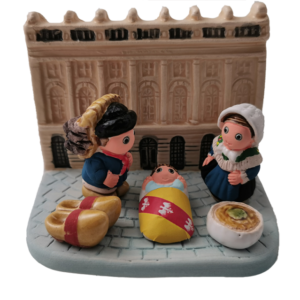 Mini crèche de Noël Lorraine en céramique