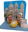 Mini crèche de Noël Marseille en céramique