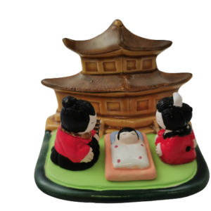 Mini crèche de Noël Japon en céramique