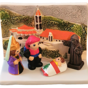 Mini crèche de Noël Liban en céramique