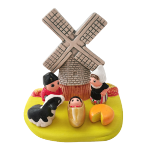 Mini crèche de Noël Hollande en céramique